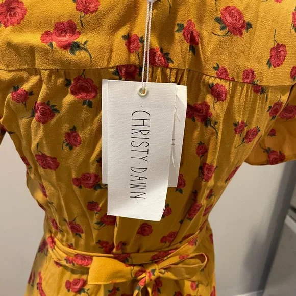 Chisty Dawn- The Autumn Dress in Tumeric Rose